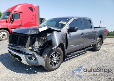 2022 Nissan Titan S из США, поврежденный, VIN 1N6AA1EC7NN105443